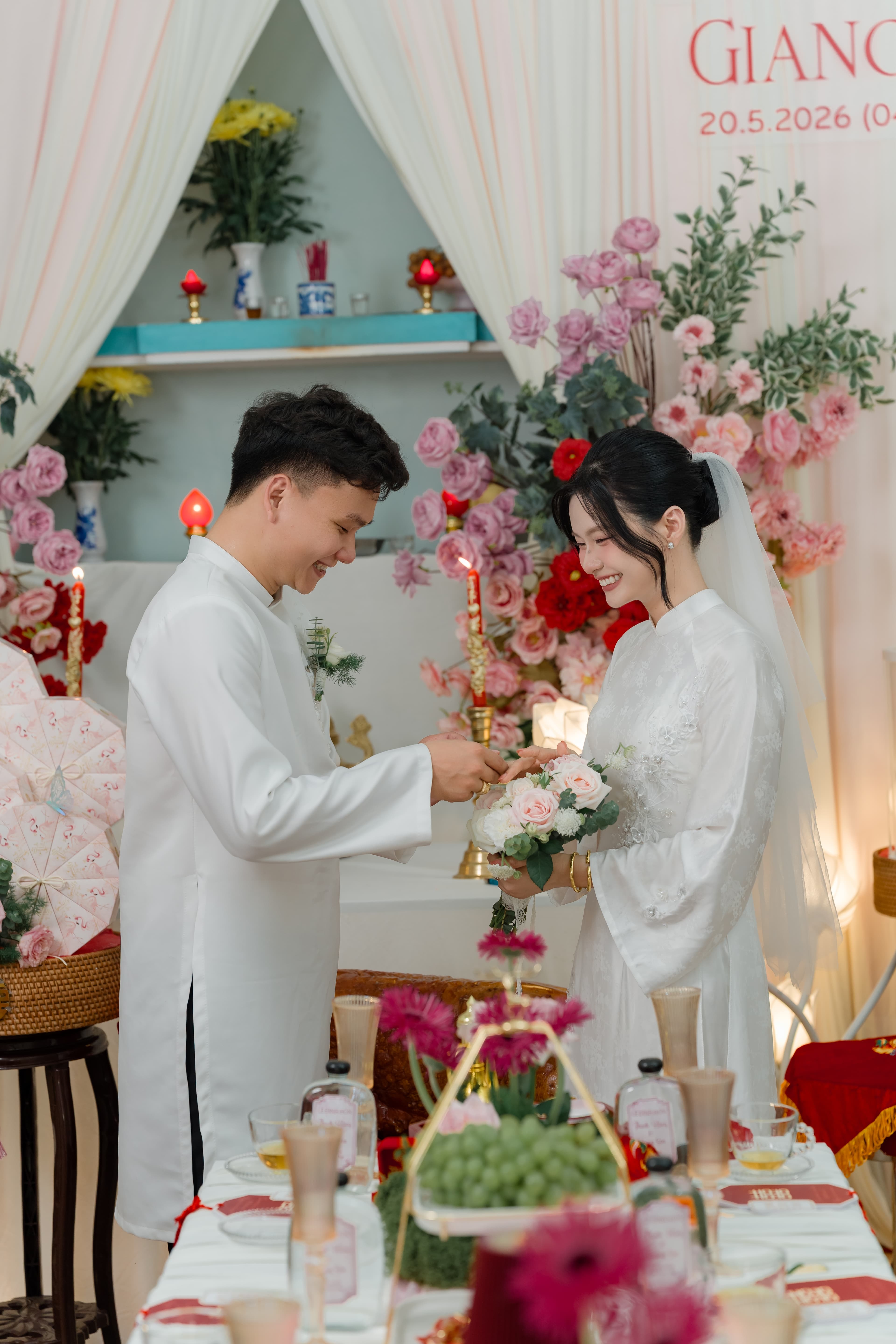 Chân dung cưới của Giang Sơn và Thanh Hằng