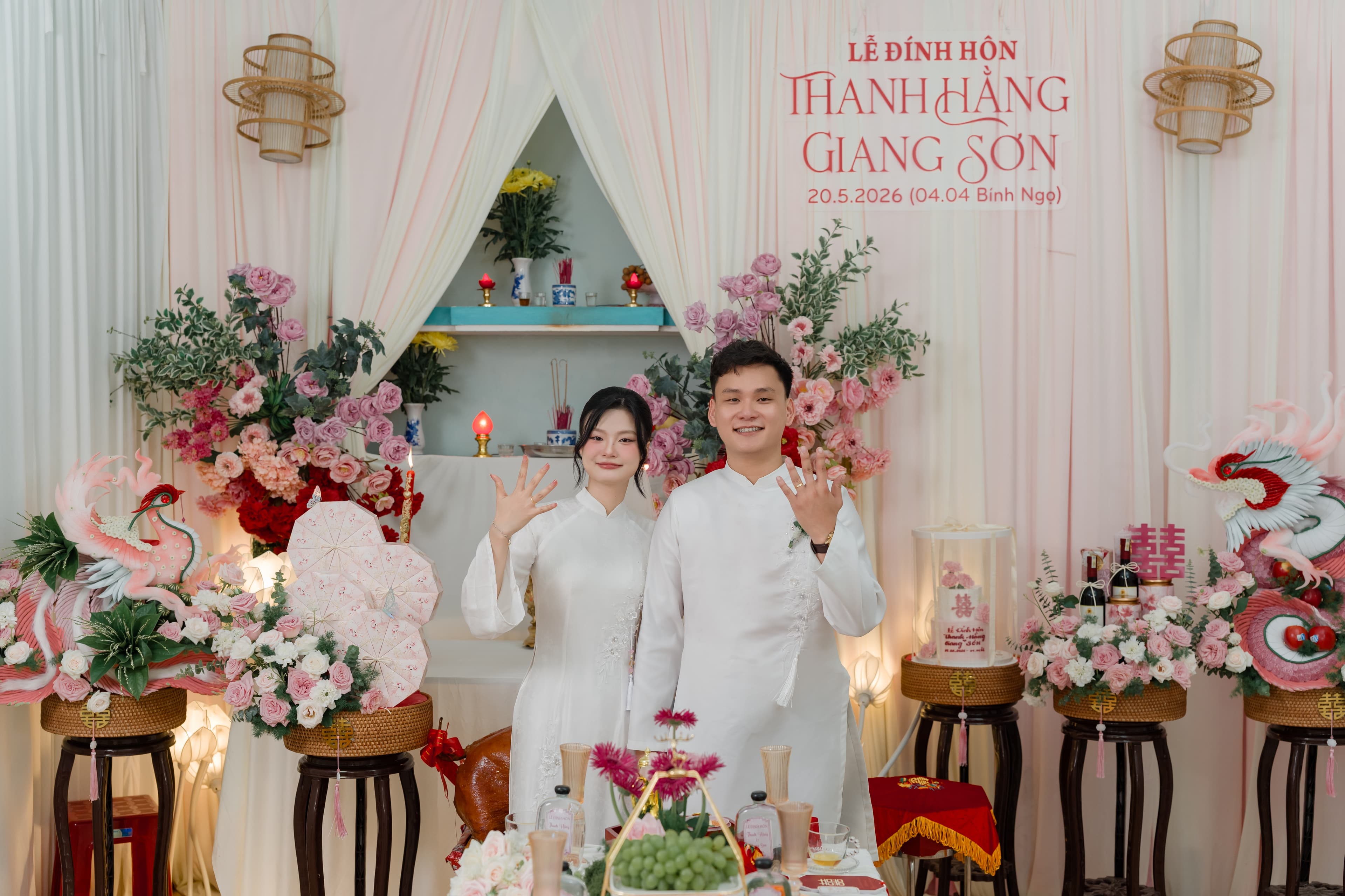 Ảnh cưới chính của Giang Sơn và Thanh Hằng